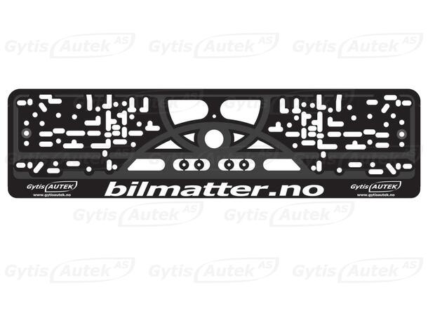 Skiltplate "bilmatter.no" 